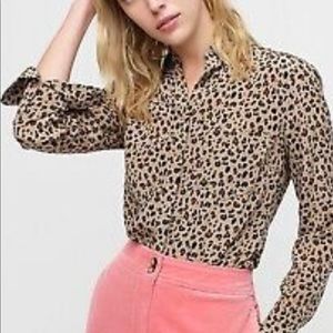 J.Crew Animal Print Top
